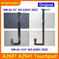 Original Touchpad For Macbook Air 13.6" 15" M2 A2941 A2681 Touchpad Trackpad 2022 2023 Silver Gray S
