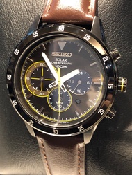 Seiko Criteria 精工錶 藍寶石錶面 42mm 三錶帶 Sapphire Glass Chronograph THREE Straps Solar Powered 光動能 eco-driv