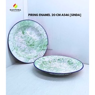 Enamel Plate 20 CM A546 [SINDA]