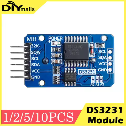 1/2/5/10PCS DS3231 IIC Module Precision Clock Module DS3231SN DS3231M Memory Real Time 3.3V/5V For R