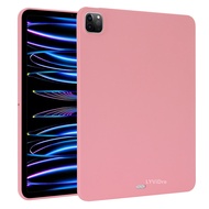 Case Ipad ปักเป้าใสแบบนิ่มที่เป็นซิลิโคนเหลวสีลูกกวาดสำหรับ IPad Mini 4 5 6 Ipad Air 3 4 5 Ipad 10.2