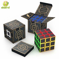 Professional Speed Cube 3x3x3 Carbon Fiber Sticker Agreatlife Puzzle Cube Toy