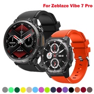 Watch Strap For Zeblaze Vibe 7 7Pro Band Soft Silicone Replacement Wristband Smartwatch Accessories Correa Bracelet For Men Women