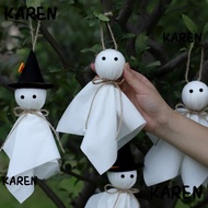 KARENGOODS Halloween Ghost Pendant, DIY Ghost Hanging Prop Ghost Hanging Charm,  Ghost Ghost Tree Or