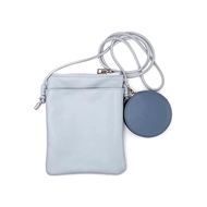 Mini shoulder bag with Agnes pouch Smartphone pouch Mini bag Plain women's wealth with zipper