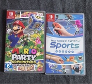 【Switch 遊戲】瑪利歐派對 超級巨星 & Nintendo Switch Sports