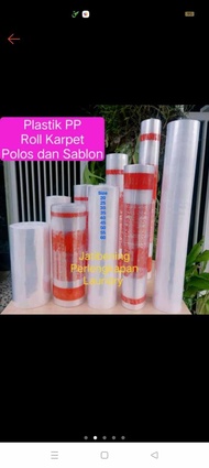 Plastik karpet SABLON & POLOS /PP Roll Karpet 1kg /plastik Roll laundry