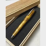 3952老山羊-那魯灣 金絲楠木 高清高亮版 書法鈦尖鋼筆