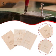 [Ronyme] 3x Guitar Neck Shims Repair Tools Bass Accessories Portable Solid Wood Shaped 0.25 0.5 and 