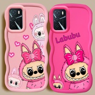 MERAH KL33 pumpkin Casing for OPPO A16 A55 A54S A16S A55S A54 5G Case Pink