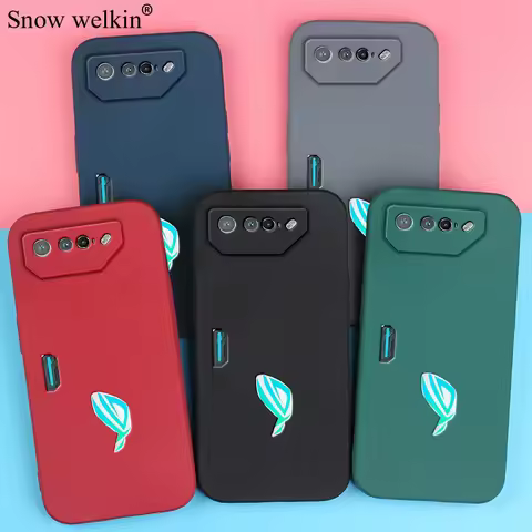 For ROG Phone 7 6 5 Sand Matte Soft Silicon Shockproof Case For Asus ROG Phone II Phone2 3 5 5S 6 7 