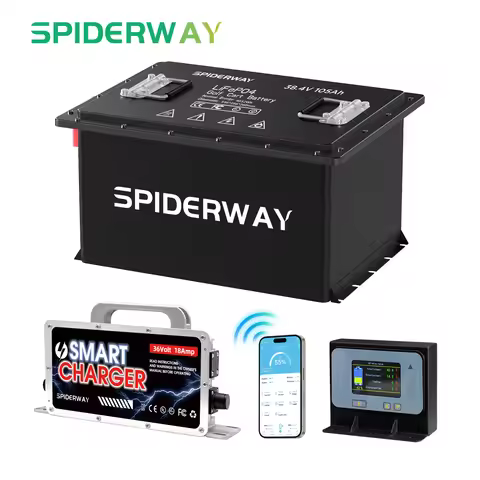 36V(38.4V) 105Ah Golf Cart Lithium Battery Conversion Kit for Yamaha G8 G9 G14 G16 Golf Carts