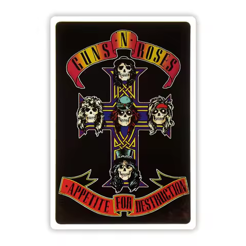 32851 # Guns N’ Roses (Appetite For Destruction) Self-adhesive Decal Car Sticker Waterproof Auto Dec