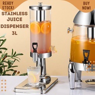 BEST SELLER HOTEL JUICE DISPENSER 3L STAINLESS DISPENSER TOWER SINGLE TANK