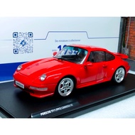 Porschecarrerars 1/18 car Model Solido Porsche 911 993 Carrera RS Red scale 1:18 ok