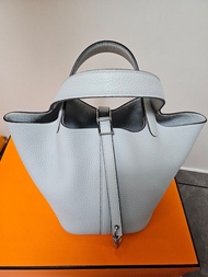 Hermes Picotin 18 聖杯藍