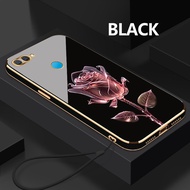 MAWAR Softcase For OPPO A7 A7n A7x A8 Exotic Rose Drop Resistant Soft Case