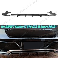 i7 G70 G73 Rear Side Splitters Spoiler Lip Body Kits Car Rear Bumper Lip Diffuser For BMW 7 Series i
