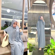 ORI ISLABEL | Kaftan Batwing Knit Salur | Yasmine Batwing