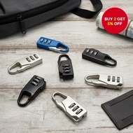 1PC Travel Suitcase Lock - 3 Digit Combination Zipper Lock For Luggage & Bags