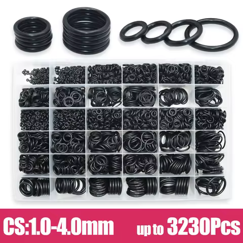 3230p O-ring Nitrile Rubber Oring NBR Seal Gasket Oring CS 1/1.5/2.0/2.4/3.1/4.0mm Car Auto Vehicle 