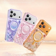 Keephone Iceland 3D Fish Scale Pattern Case for Iphone 17 Pro Max Supports Wireless Charging
