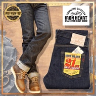 IRON HEART 21oz Selvedge Denim Slim Straight Jeans - IH-666S-21 [Direct from Japan]