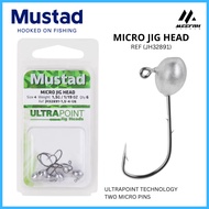 【Meefah Tackle】 MUSTAD JH32891 MICRO JIGHEAD - Jig Head Soft Plastic Fishing Hook Mata Kail