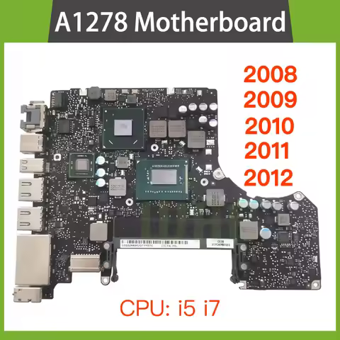 Original For MacBook Pro 13" A1278 Original Logic Board Motherboard i5 2.5GHz i7 2.9GHz 820-3115-B 2