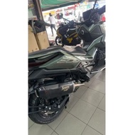 MUFFLER EXHAUST FULL SYMSTEM TITANIUM ZONTES 368G ZONTES368 G ZONTES 368 G AKRAPOVIC READY STOCK GOO