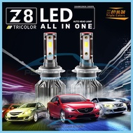 3 COLOUR Z8 40w 5800LM LED Headlights C6 HID H4 / H11 / H3 / H1 / H7 / 9006 / 9005