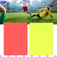 WATTLE 10pcs Referee Cards, Red Yellow Red and Yellow Cards, Football Supplies PVC Soccer Warning Ca
