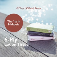 Roro 6-Ply Japanese Lotion Tissue | Soft Daily Tissue | 5 Packs