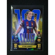 Aitana Bonmati 101 unbeatable 100Club match Attax extra 23/24