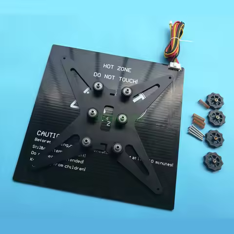 310*310*3mm Large Printing Size Aluminum Heated Bed 24V 220W with Metal Y carriage kit for DIY CR-10