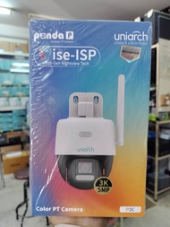 UNIARCH PANDA Uho-P3C-M5F4 (4 mm.) กล้องวงจรปิดระบบ IP WIFI 5 MP มีไมค์และลำโพงในตัว ภาพสี ใช้งานนอก