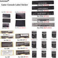 1Pcs Voor Gba/Gba Sp/Gbc Game Console Nieuwe Label Terug Sticker Vervanging Voor PS4/PSP1000/PSP2000