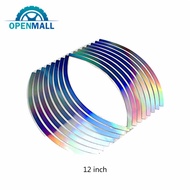 OM Motorcycle Wheel Decal Tape inches Reflective Rim 10/12/14/18