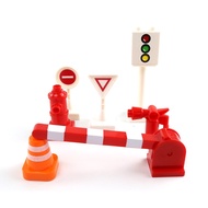 Compatible with Lego Duplo Railway Transport Assemble Big Building Blocks Track Set Compatible Toys 