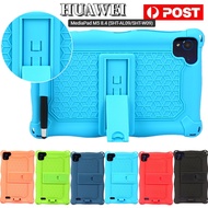 Soft Silicone Case For Huawei MediaPad M5 8.4 (SHT-AL09/SHT-W09) With Pencil Holder Slot Stand Protective Shell Shockproof Cover