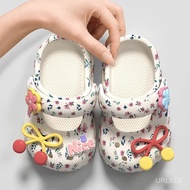 2026 Floral Print Mary Jane Beach Sandals for Women, Kasu, Kasut, Children, Wedges, Slippers, Mura, 
