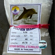 050MM X 127MM (5") X 60MD X 45.7MTR Pukat Jaring Ikan / Mata Lintang / Warna Putih / Isi Kosong / KK