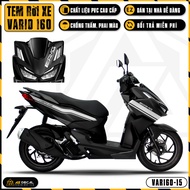 Tem Xe Vario 160 2023 AMG | VAR160-15 | Team Decal Dán Xe Máy Chống Nước Bền Màu Cho Xe Đỏ Đen Trắng