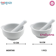 Mortar Tumbukan Penumbuk Obat Lumpang Racik Obat Puyer Dari Keramik Stamper Ulekan Obat Onehealth 16