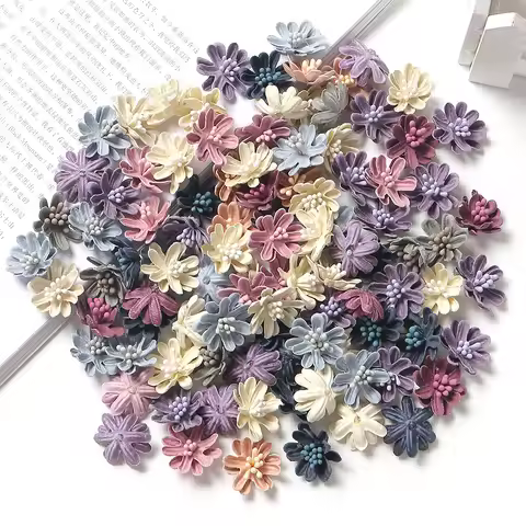 Mini Artificial Flower Daisy Head Wedding Home Decor Diy Clothing Headdress Crafts Accessories Chris