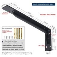 STVML รูปตัว L ชั้นวางขาตั้งกล้อง ทนทานสำหรับงานหนัก 6-18IN ฉากยึดชั้นวางของแบบลอย ชั้นวางรองรับ หนา