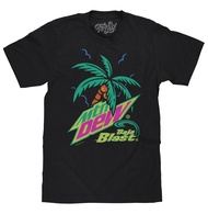Men's MTN Dew Baja Blast Shirt - Tropical Mountain Dew Soda Graphic Tee