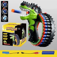 Dinosaur Toy Gun Electric Toys Guns Dinosaur Toy Gun Wrist Blasting Soft Bullet Gun Rechargeable Electronic Dinosaur Hand Strap