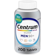 Centrum Silver Men's 50+ Multivitamin with Vitamin D3, B-Vitamins, Zinc for  and Cognition - 200 Tab