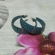 Dark Turqouis Loop Earring Instock